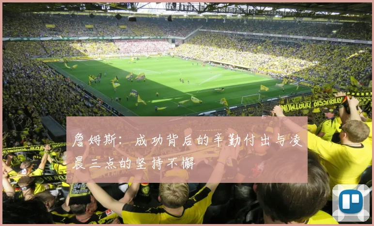 詹姆斯：成功背后的辛勤付出与凌晨三点的坚持不懈