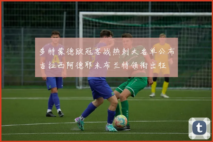 多特蒙德欧冠客战热刺大名单公布吉拉西阿德耶米布兰特领衔出征